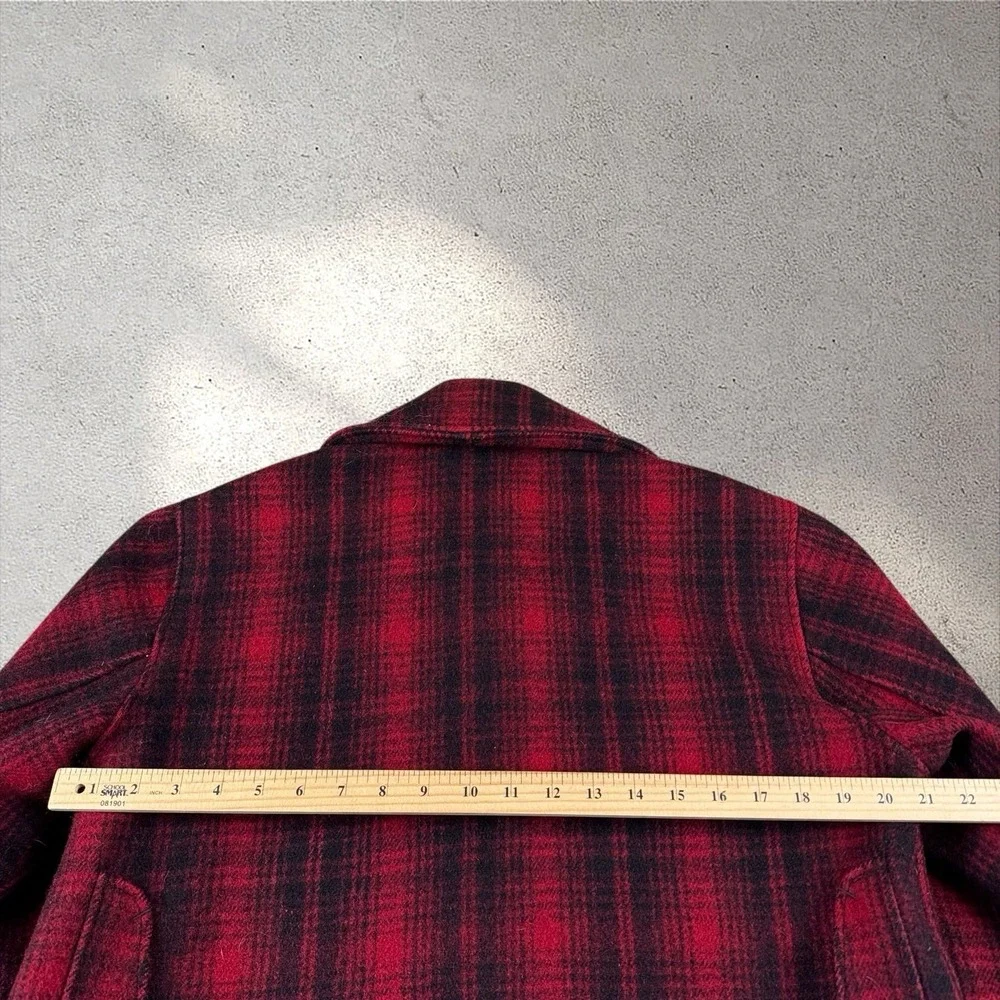 Vintage 40s/50s Woolrich Mackinaw Jacket Sz 40 503 Buffalo Plaid Great‎ Shape